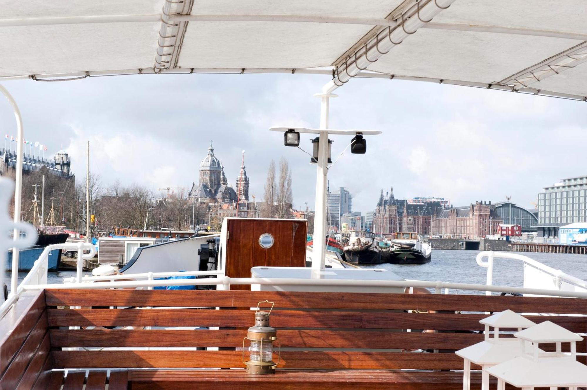 Hotelboot Zwaan Amsterdam Exterior foto