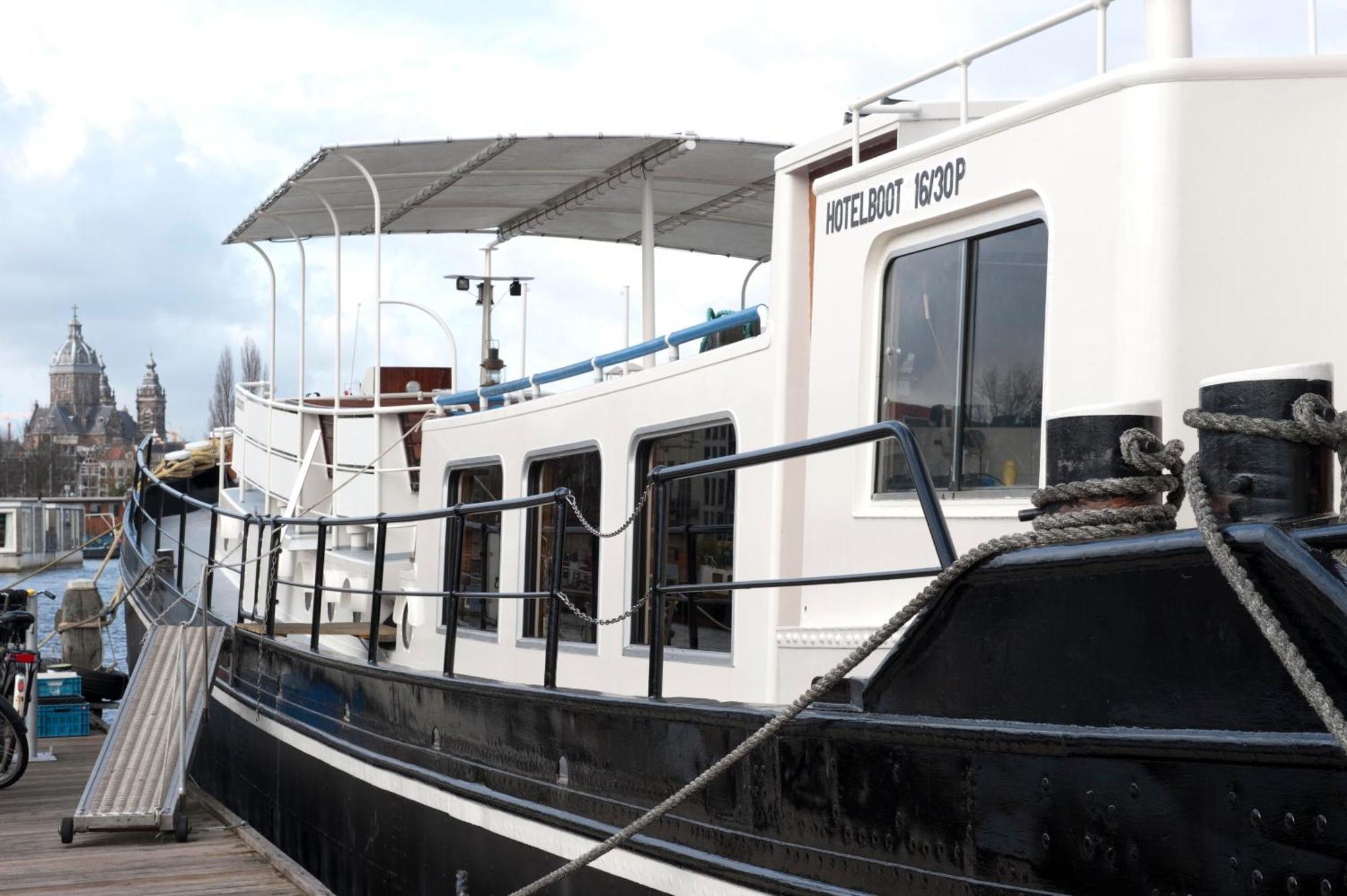 Hotelboot Zwaan Amsterdam Exterior foto